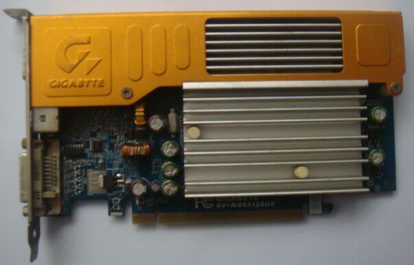 好评如潮！技嘉 6500-128M PCI-E 二手显卡 pcie 秒7300 9600