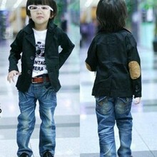 Belbaby2012 春装新版童装 男童贴布小西装儿童外套WT007