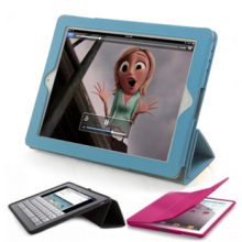 原装正品the new ipad3 ipad2保护套皮套smart cover三折支架皮料