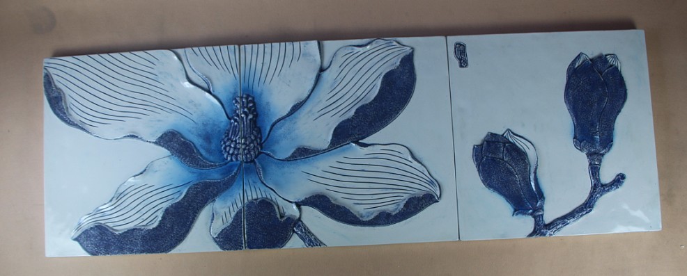 酒店家居装饰 新中式仿古树脂工艺 挂件壁饰壁画 玉兰(青花)在类目 家居饰品, 壁饰中 - 来自Buy2taobao.com提供专业的淘宝代购服务