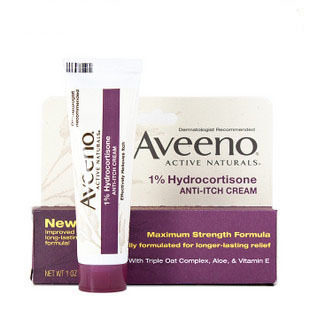 美国Aveeno强力抗敏止痒膏(含1%氢化可的松) 28克