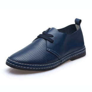 VOGU HOMME summer new Vigo pierced breathable leather fashion shoes men shoes danxie 0133