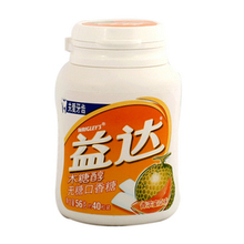 益达木糖醇 香浓蜜瓜味无糖口香糖 56g/瓶