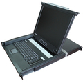 17"睿讯Resional LCD KVM 多电脑切换器 AL1716|AL-1716 16口混接