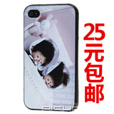 蒙奇奇 iphone4手机壳 手机套 苹果4硅胶手机壳  4s手机外壳保护