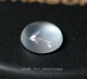 玉乡翡翠 送证书蛋形戒面玻璃种强荧光A货翡翠戒面