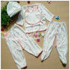 钓鱼猫婴儿衣服纯棉，5件套宝宝内衣套装，全棉新生儿衣服0-3个月