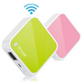 TP-LINKTL-WR702N 150M 无线路由器 WIFI 便携式 迷你路由器 粉色