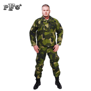 pfc瑞典迷彩90p套装外套男女，款防水阻燃军迷作备战工服cs装备