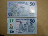 2009年塑料钞 尼日利亚50奈拉 外国纸币非洲钱币UNC 外币028-4