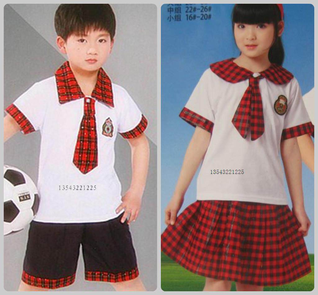 四钻☆现货批发六一中小学海军装演出服 合唱服 表演服 儿童套装 价格:26.00