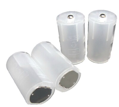 2节5号转一节1号 AA转D 电池转接筒/转换器 燃气灶 电池转接筒