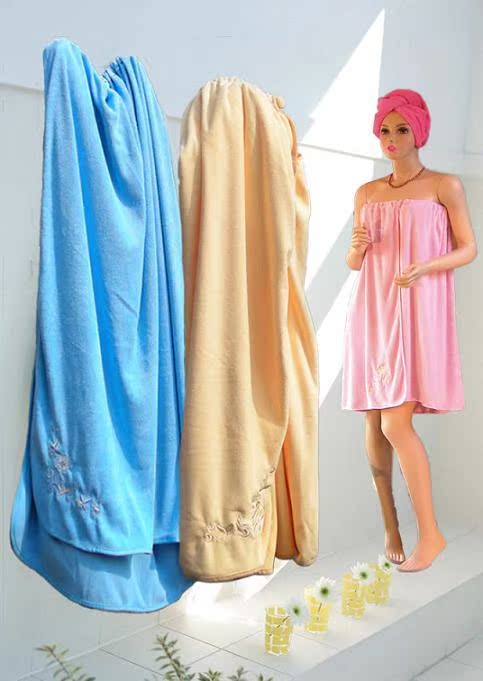 quality goods Shanghai Jian Da Superfine fibre Embroidery Bath skirt undergarment covering the chest and abdomen Bath towel Bathrobe Supersoft water uptake Beautyin the Home Daily , Towel/Bath towel/Bathrobes , Bath skirt/Bathrobes/Bathrobe category - from Buy2taobao.com to provide professional Taobao agent buy service