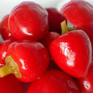  四川泡菜 大厨自制 红灯笼辣椒 泡辣椒 泡椒 酸菜 泡圆辣椒250克