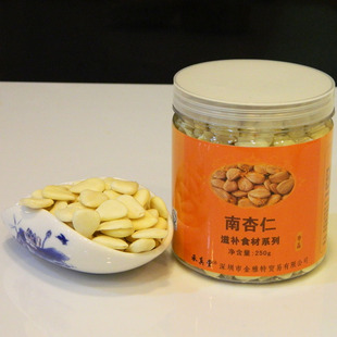  承真堂 龙王杏 南杏仁 甜杏仁 生 特级大颗无硫 250g 杏仁露原料