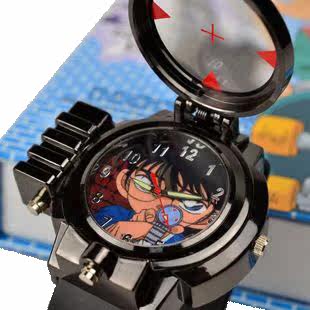 International Children ' s Day gift package email infrared laser watch Detective Conan watch anesthesia table toys