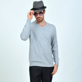 卓兰茸原 <em>男士</em> 纯山羊绒衫 男式 <em>圆领 毛衣</em> zhje