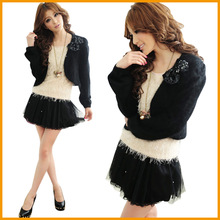 秋装新品2011新款韩版短外套女装 冬装短款<span class=H>秋冬</span>女外套[Q37807]