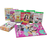 拍立得/一次成像/mini/相纸/彩虹/史迪奇/hello kitty/相册 70张