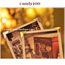 {Candy100} 华贵绚烂金 黄金色相片角贴 DIY相册必备 24枚入
