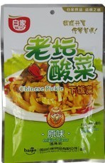  20袋包邮 外交家 四川白家老坛酸菜下饭菜85克 原味 酸爽开胃