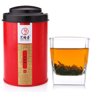 艺福堂茶叶 乌龙茶 特级大红袍茶叶 正宗武夷山岩茶 精选50克/罐
