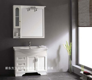美式橡木浴室柜 组合实木浴室柜卫浴柜梳洗柜洗手柜欧式立柜DF679