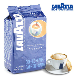  意大利原装进口lavazza咖啡豆 拉瓦萨香浓拼配CREMA E AROMA 1KG