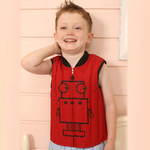  雪银狐正品清仓反季儿童男童宝宝无缝童装羽绒服内胆内衣 X107320