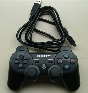正品索尼 PS3原装手柄 无线不震动 pspgo电脑