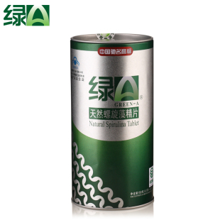 【新升级】绿A螺旋藻精片铁筒装0.5g*300粒 调节免疫 抗疲劳