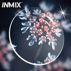 Линзы для очков inmix超薄近视镜片 非球面防辐射眼睛片1.56翡翠膜树脂片2