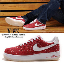 2011新款耐克板鞋Nike板鞋AF1空军一号情人节帆布鞋男女鞋热卖