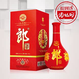  酒仙网 四川郎酒 53度 红花郎酒十年 500ml 酱香