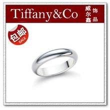 Nueva Tiffany Plata 925 Tiffany populares mens simples brillante / de la cola de anillo / ring