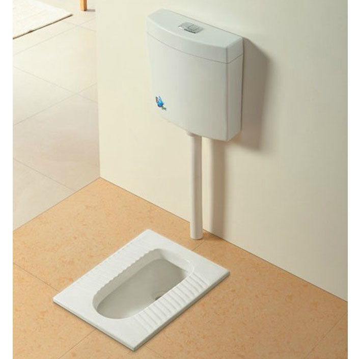 工程款蹲便器 水箱厕所蹲坑 蹲厕 套装 配套陶瓷