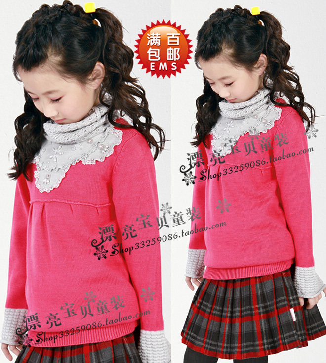 儿童<em>毛衣</em>,<em>织</em>织秀2010秋冬新款Z0096儿童羊绒