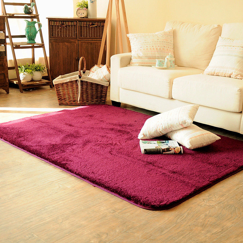 Wall-to-wall carpet living room coffee table sofa bedroom continental fiber absorbent non-slip mats custom floor mats