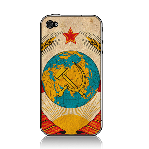 苹果iphone5 4s手机壳套保护壳套itouch 3gs外壳 潮个性苏联国旗