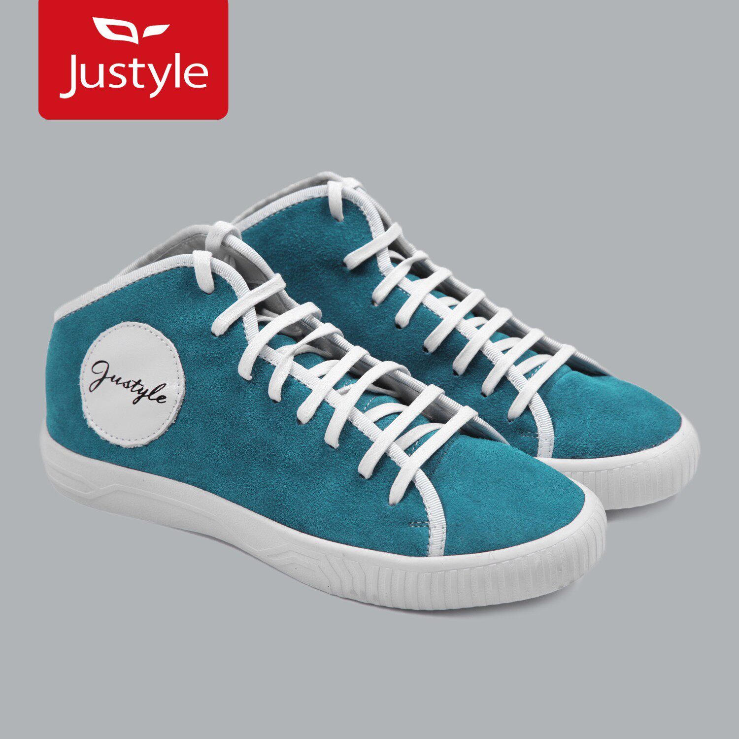 【Justyle】柏拉图之缘分交叉点反绒头层牛皮时尚男装休闲鞋