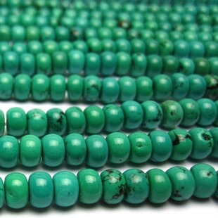  DIY手工水晶饰品配件材料批发 加色绿松石盘珠串珠散珠子批发40CM