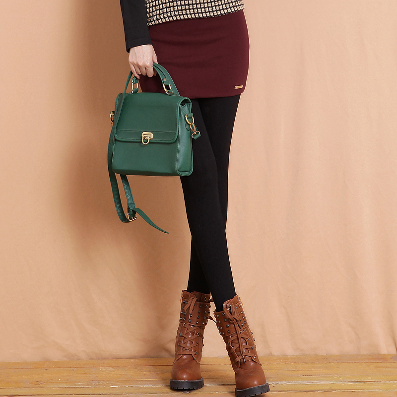 韩版假两件踩脚打底裤...