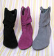 100%正品 接受专柜验货 <span class=H>steve madden</span>牛皮平底折折短靴