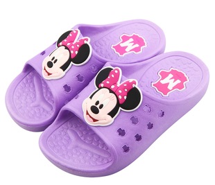  迪士尼Disney童拖鞋 米妮PVC宝宝拖鞋 夏季儿童凉拖 
