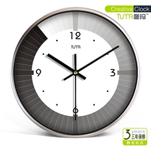 TUMA图玛 天王星静音扫秒客厅创意时尚大挂钟时钟表clock BZ103