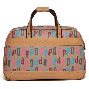  香港OPPO欧普品牌女包包手提旅行箱包(无拉杆）字母印花新款