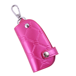  【邦臣】新款钥匙包女士钥匙包车钥匙包女牛漆皮钥匙包汽车车控包