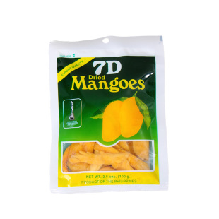  特价还免邮 菲律宾7D芒果干 原装正宗进口 四重防伪mango干 100克