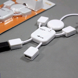 解决USB接口不足 花絮小人USB分线器 4口集线器 USB扩展 USB HUB
