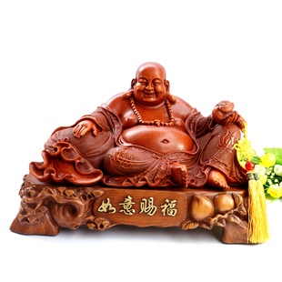  如意赐福招财弥勒佛摆件金佛摆设开业礼品招财摆件大号风水佛像